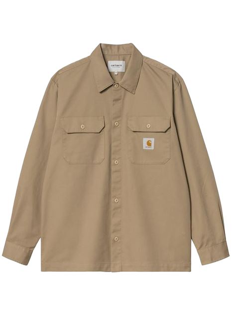 l/s craft shirt man beige CARHARTT WIP | I0338148Y.XX